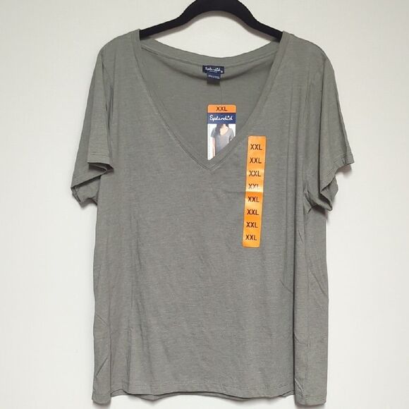 NWT Lot Of Splendid Green and Striped Short Sleeve Tees - Picture 7 of 11